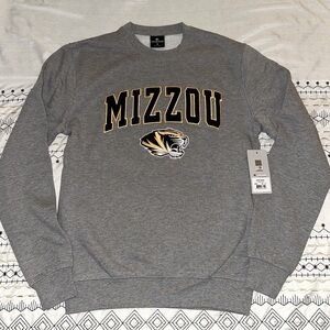 Mizzou Tigers Colosseum Arch & Logo Crew Neck Sweatshirt - Heather Gray